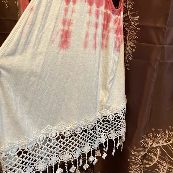 LADY’S WORLD Boutique Tie Dye Vest Small Medium - Picture 5 of 12